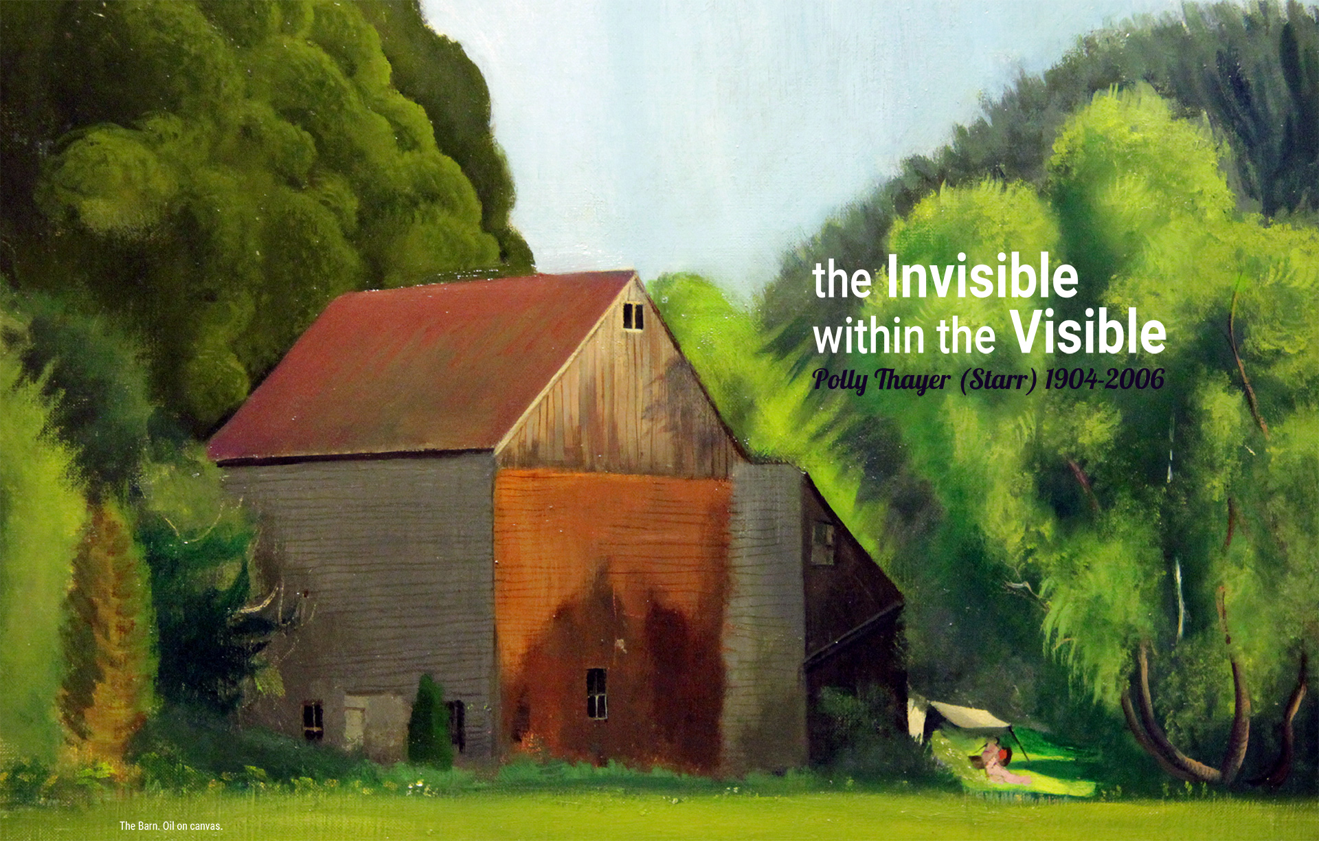 The Barn. Oil on canvas.